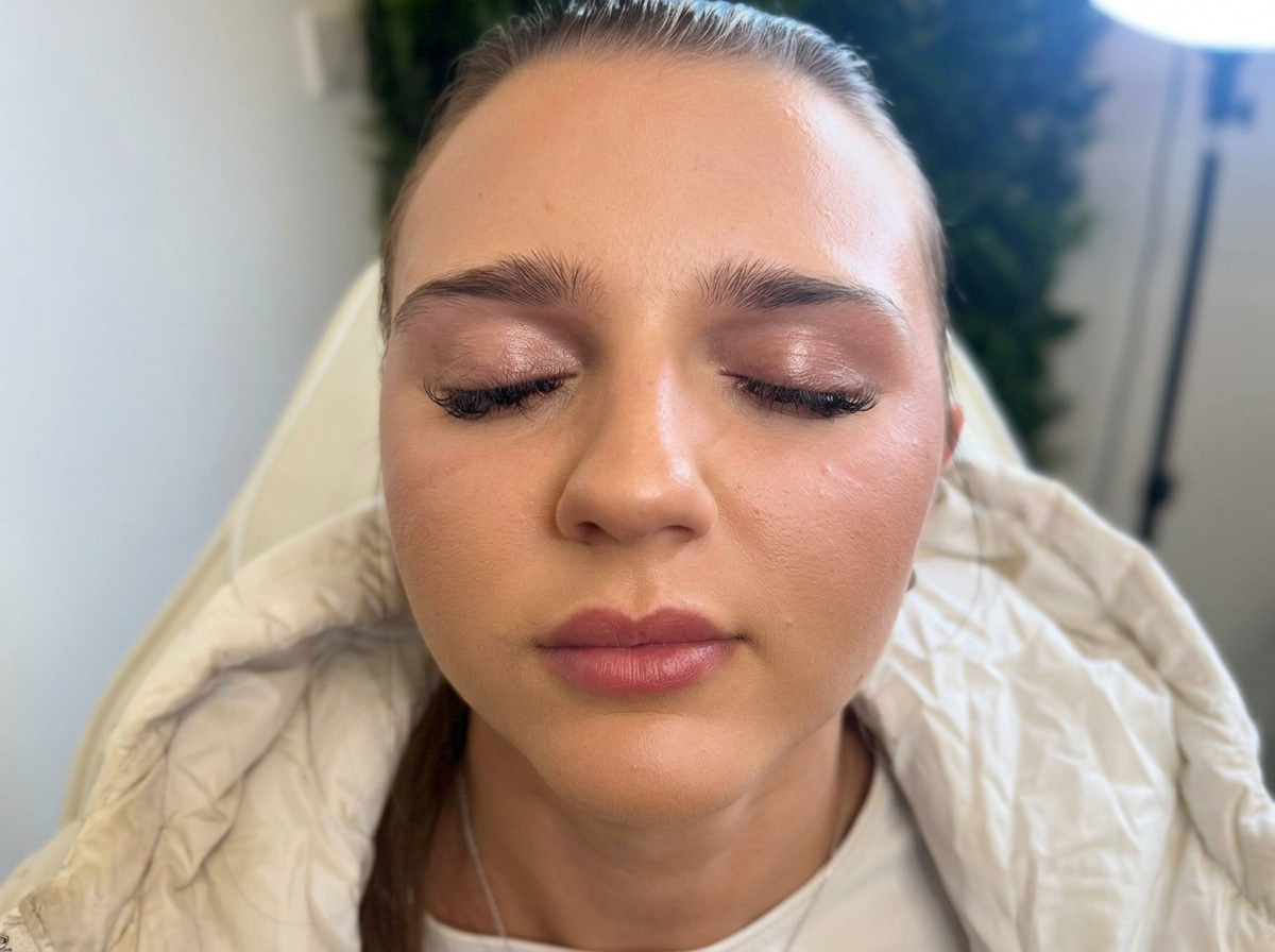 Before lip filler treatment